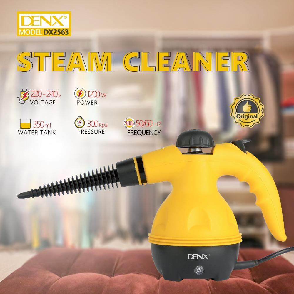 DENX DX2563 Portable 9-in-1 Handheld Steam Cleaner for Home