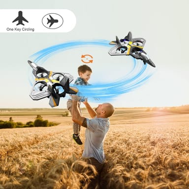 Remote Control Jet: Easy to Fly, Altitude Hold, One-Key Takeoff for Kids