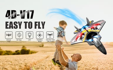 Remote Control Jet: Easy to Fly, Altitude Hold, One-Key Takeoff for Kids