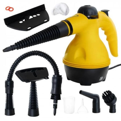 Portable 9-in-1 Handheld Steam Cleaner for Home/منظفات البخار المحمولة مع ضمان لمدة عامين بسعر واحدة.